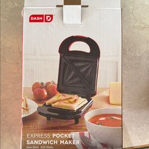 Ash Red Express Pocket Sandwich Maker